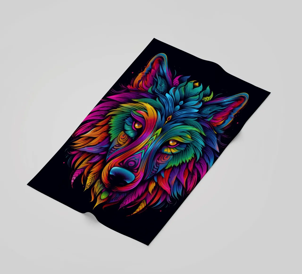 Lupo Tatoo telo mare da Animal Portraits