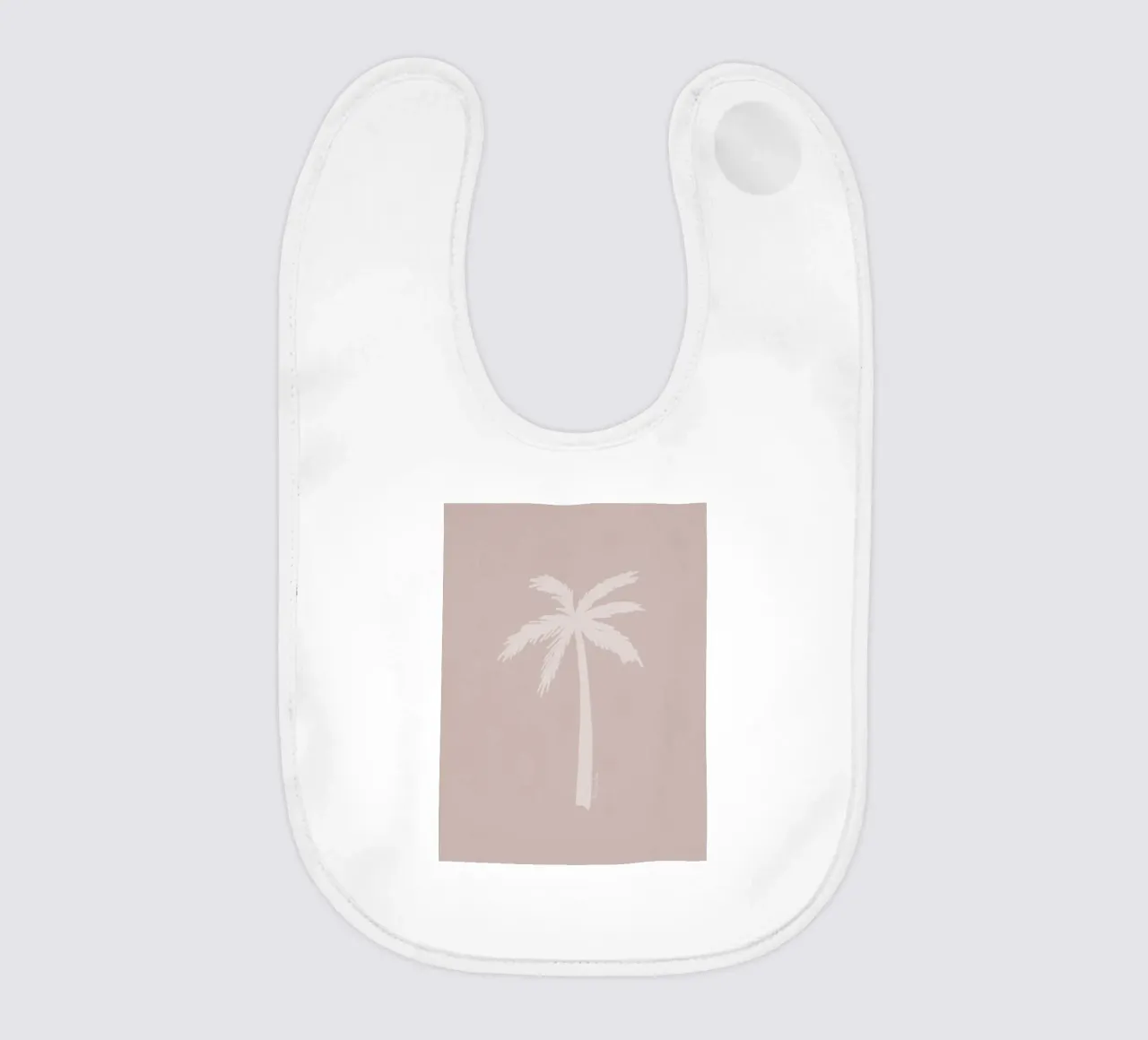 Luce boho rosa bianco organico astratto minimalista palma bavaglino da This Wild Soul - Illustration