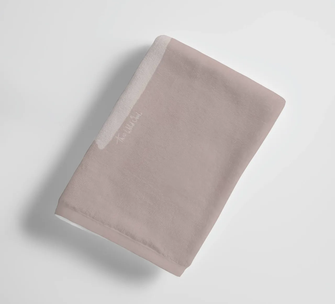 Light boho pink white organic abstract minimalist palm tree towel by This Wild Soul - Illustration