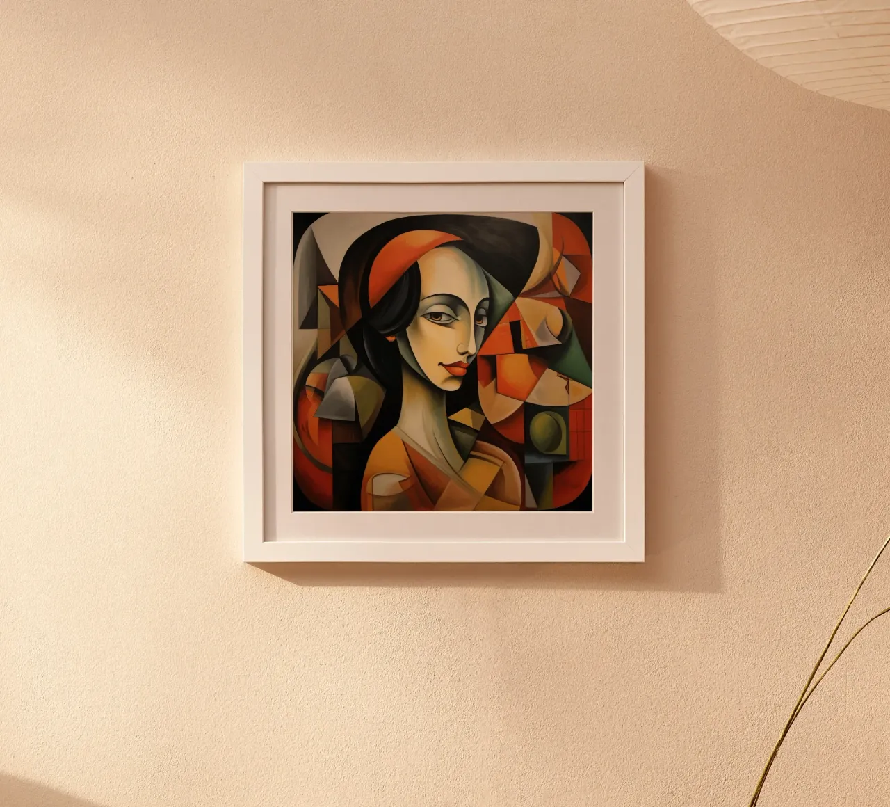 Cubismo Donna portoghese carta hahnemühle da Artful Muse