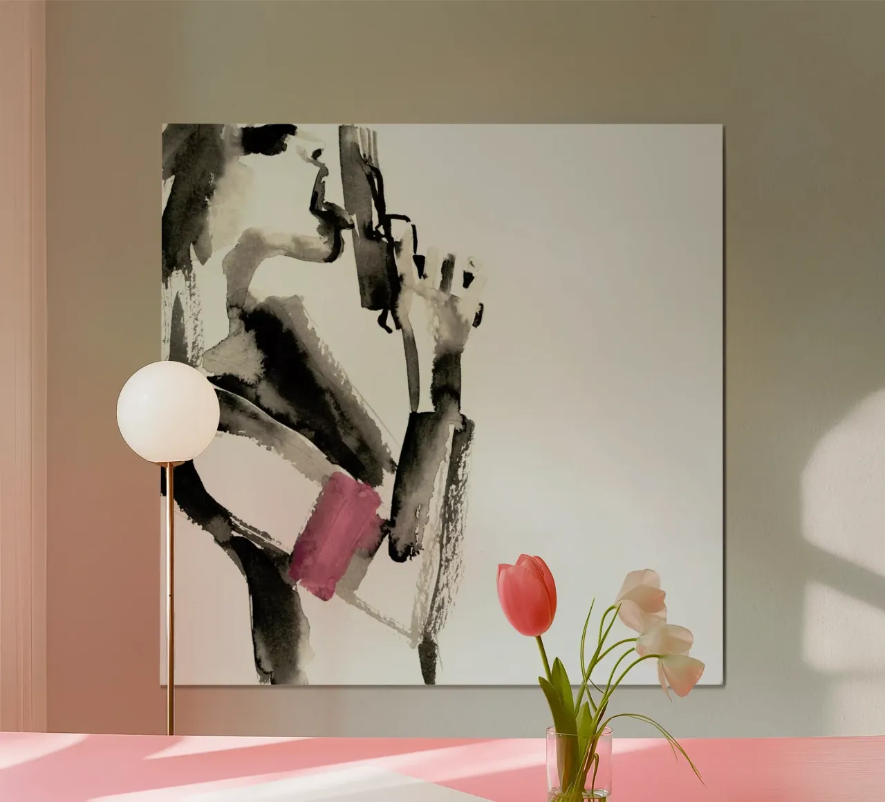 A Girl Is a Gun poster con telaio in plastica da Victoria Verbaan
