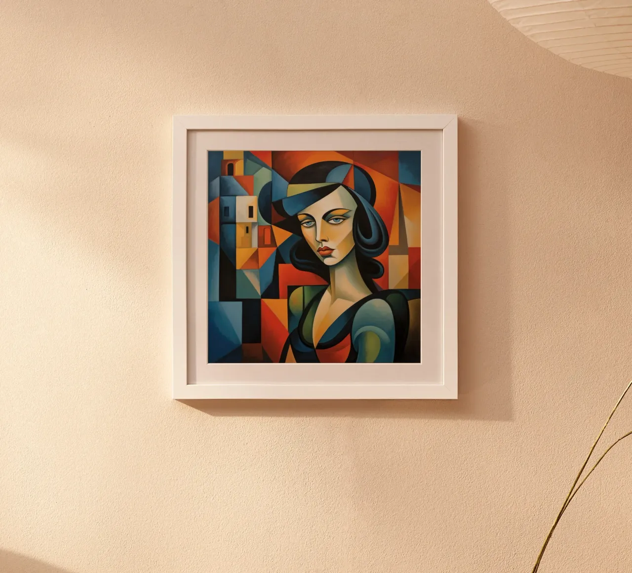 Cubismo Donna portoghese carta hahnemühle da Artful Muse