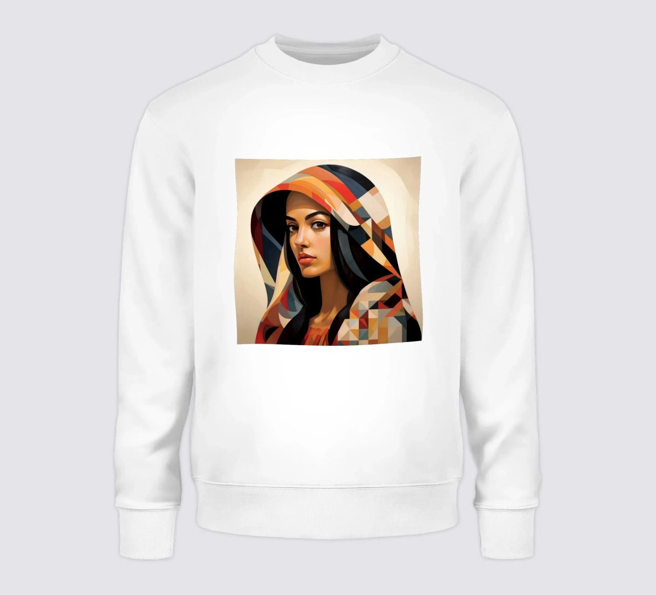 Abstraction géométrique Femme péruvienne sweat de Artful Muse