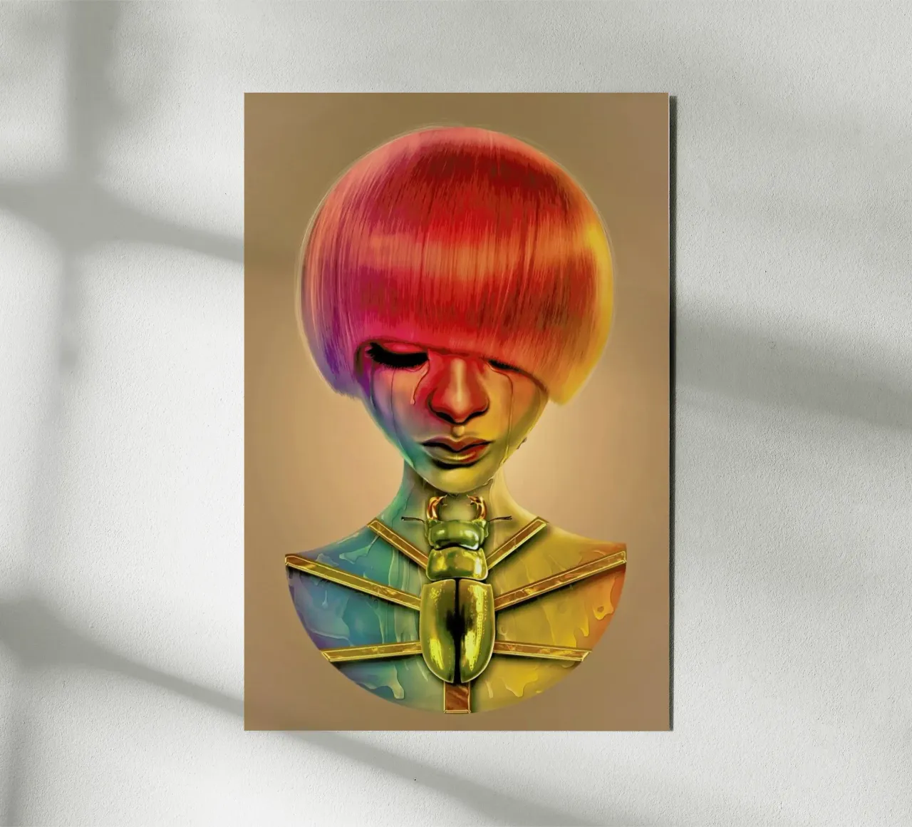 THE GOLD BUG alluminio dibond da Giulio Rossi