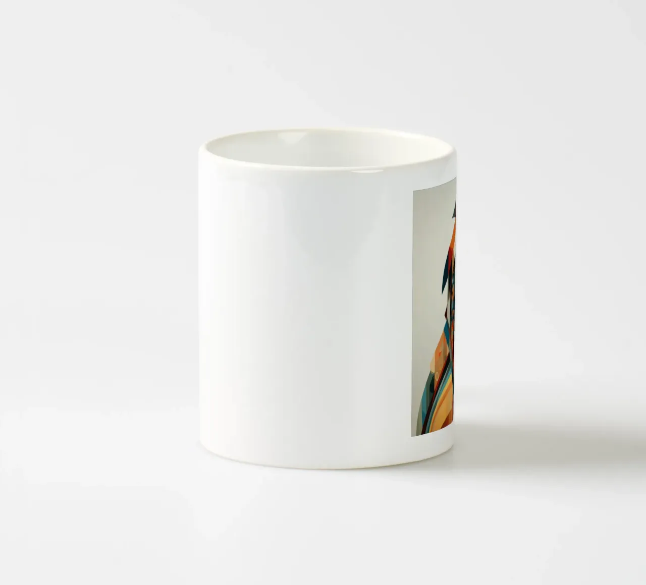 Geometrische argentinische Frau Keramik Tasse von Artful Muse