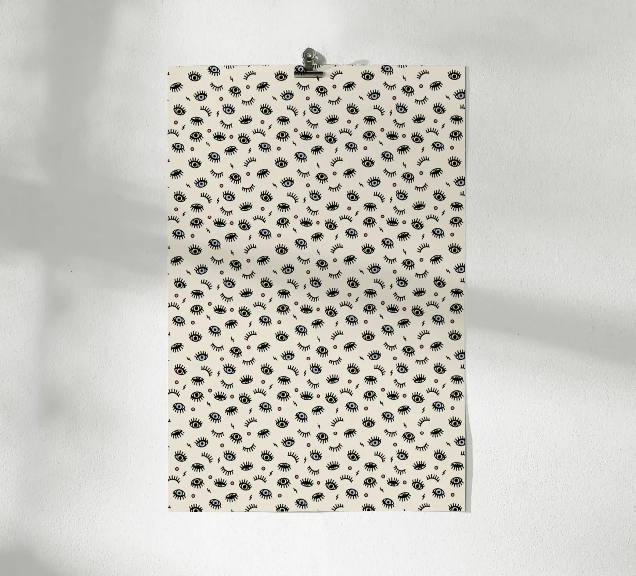 Eyes poster con telaio in legno da Kind of Style
