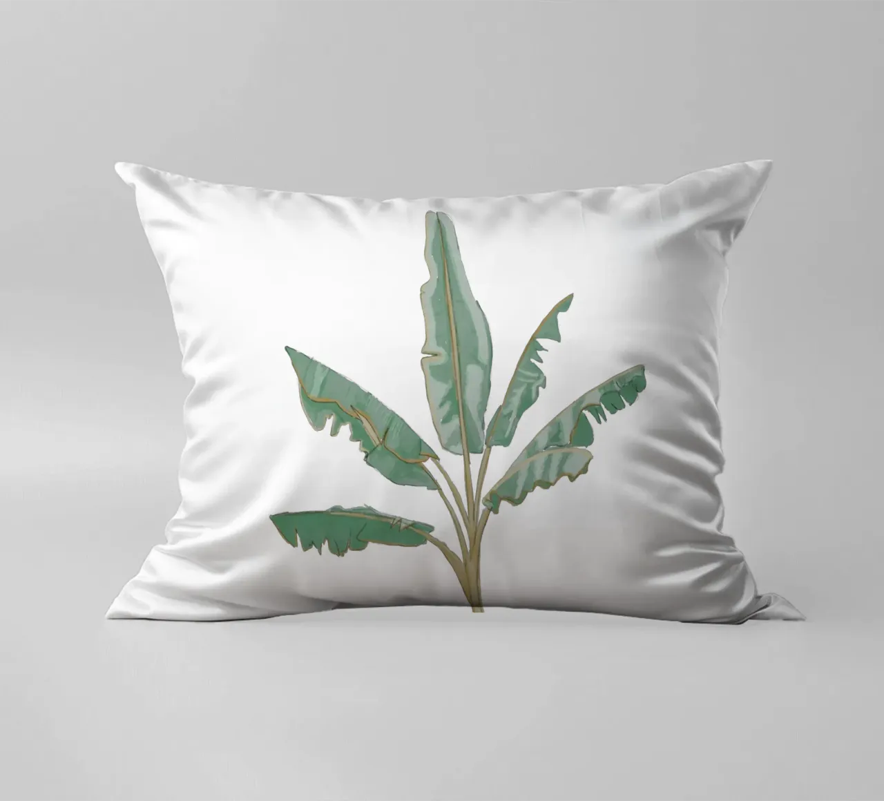 Albero di banane illustrazione vintage boho cuscino da This Wild Soul - Illustration