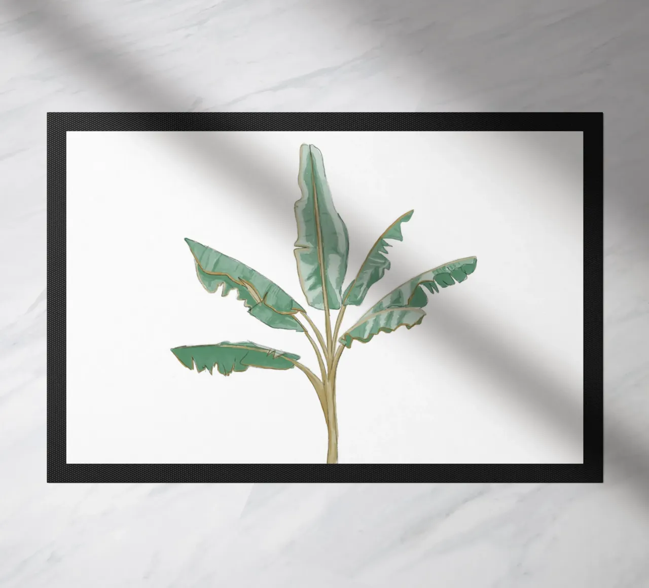 Albero di banane illustrazione vintage boho zerbino da This Wild Soul - Illustration