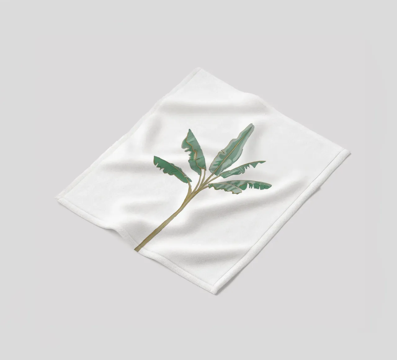 Albero di banane illustrazione vintage boho coperta in pile da This Wild Soul - Illustration