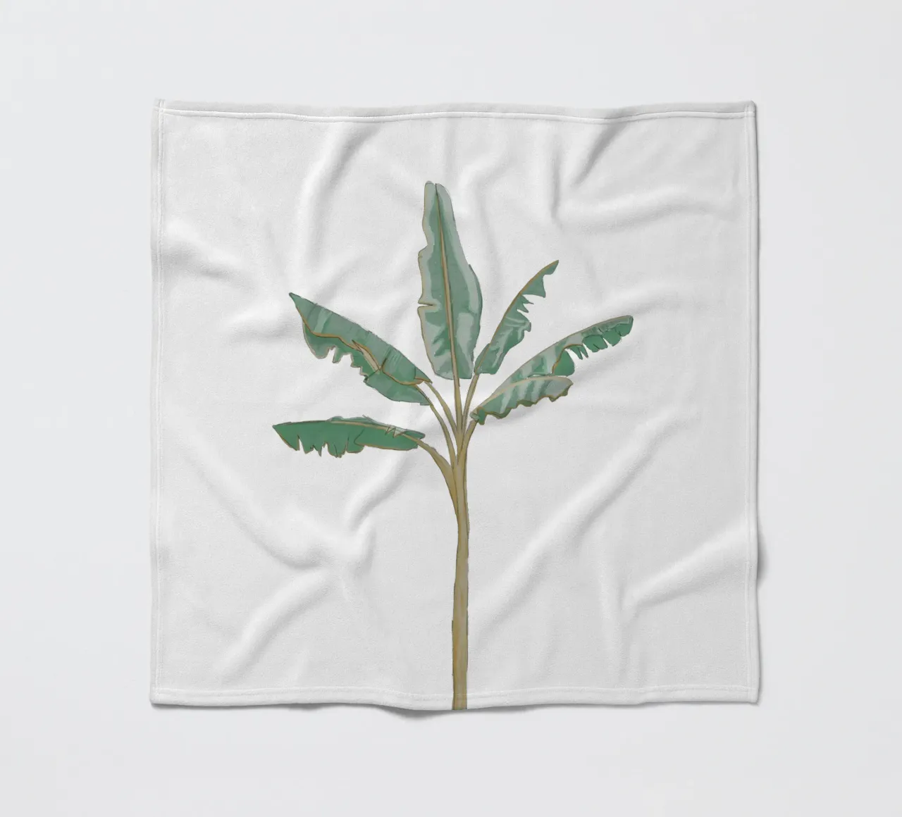 Albero di banane illustrazione vintage boho coperta in pile da This Wild Soul - Illustration