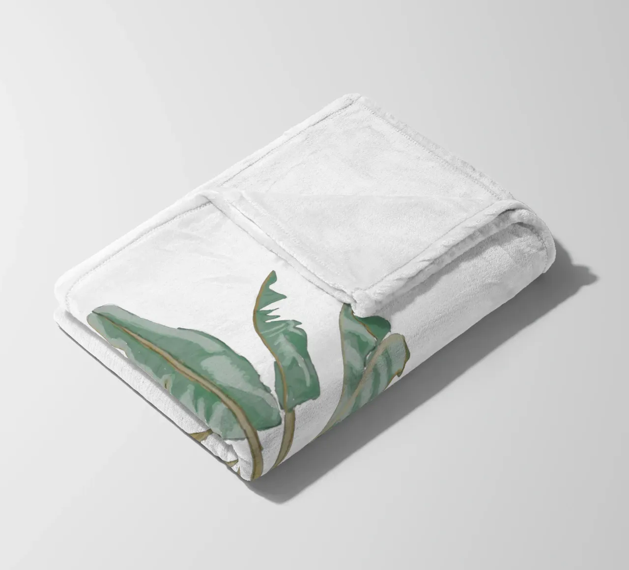 Albero di banane illustrazione vintage boho coperta in pile da This Wild Soul - Illustration