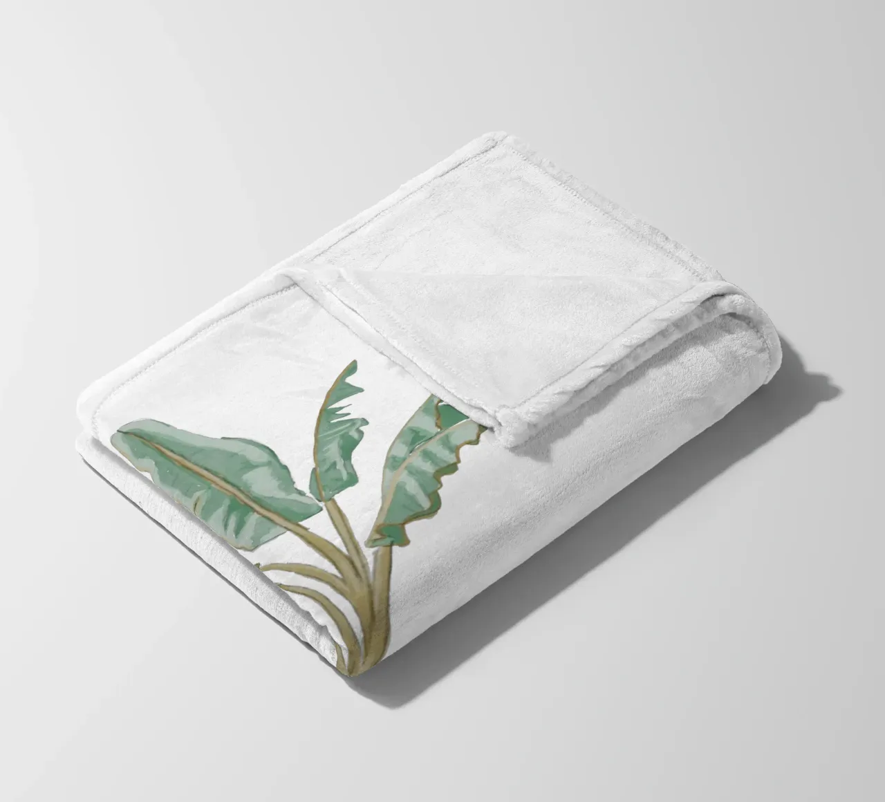 Albero di banane illustrazione vintage boho coperta in pile da This Wild Soul - Illustration