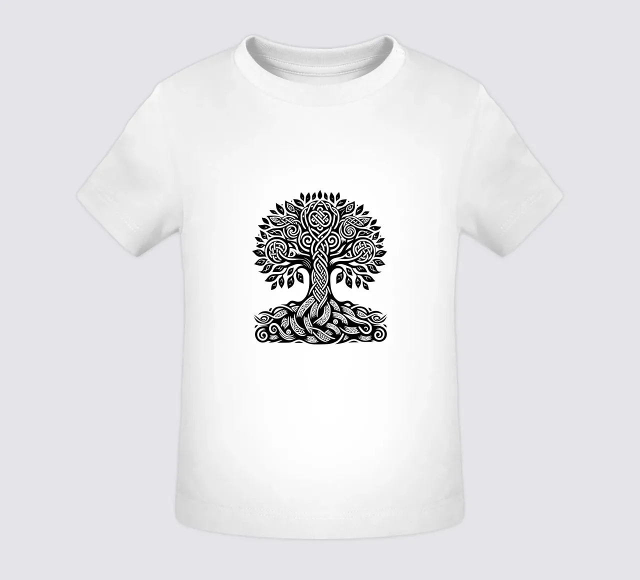 Albero della vita in bianco e nero maglietta neonato da Spiritual Touch
