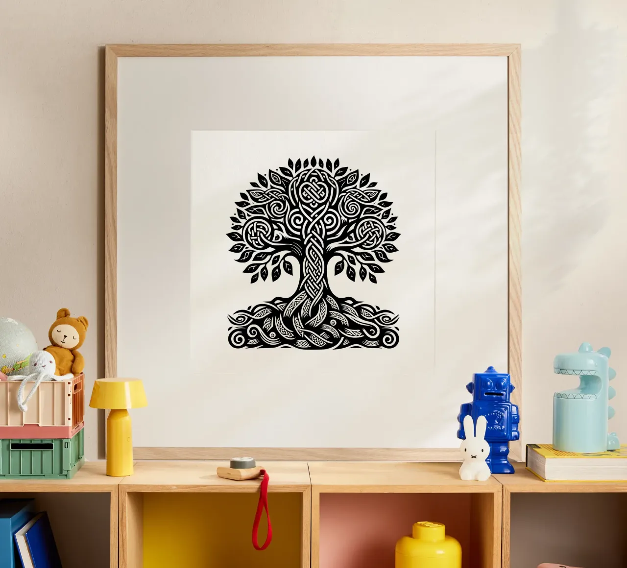 Albero della vita in bianco e nero carta hahnemühle da Spiritual Touch