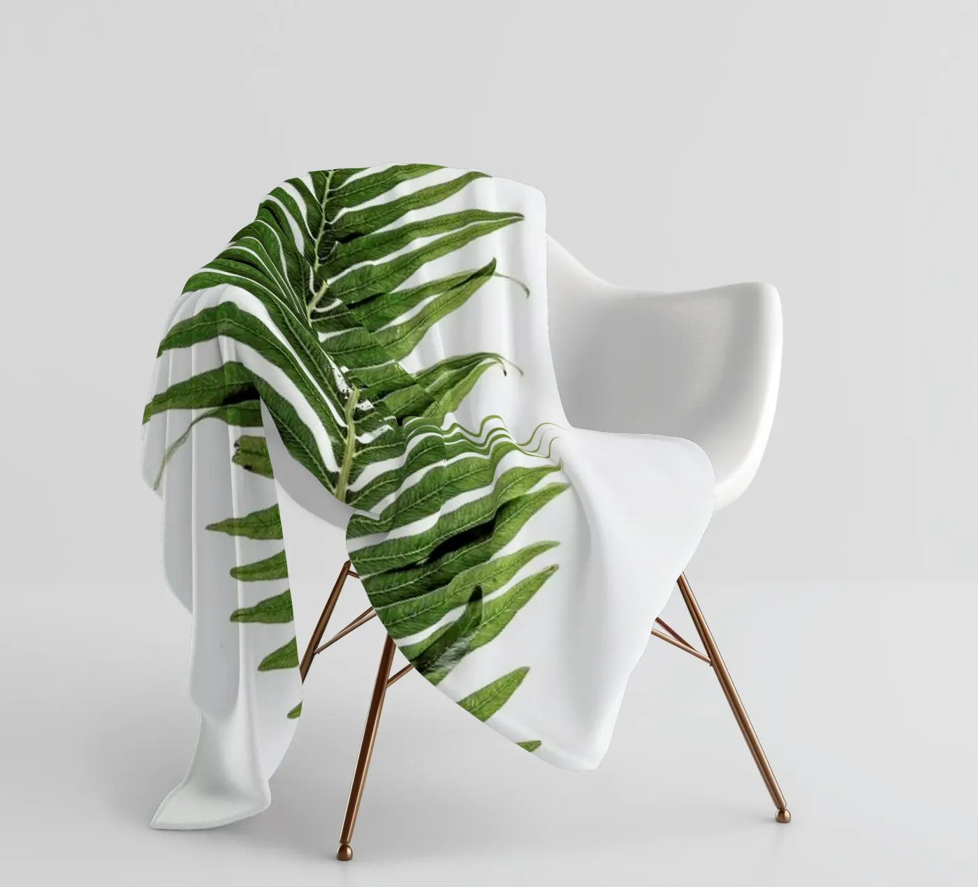 Leaf Study 1 plaid polaire de Shot By Clint