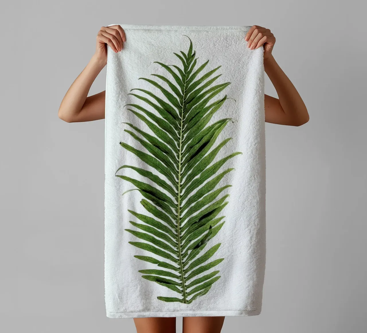 Leaf Study 1 badhanddoek van Shot By Clint