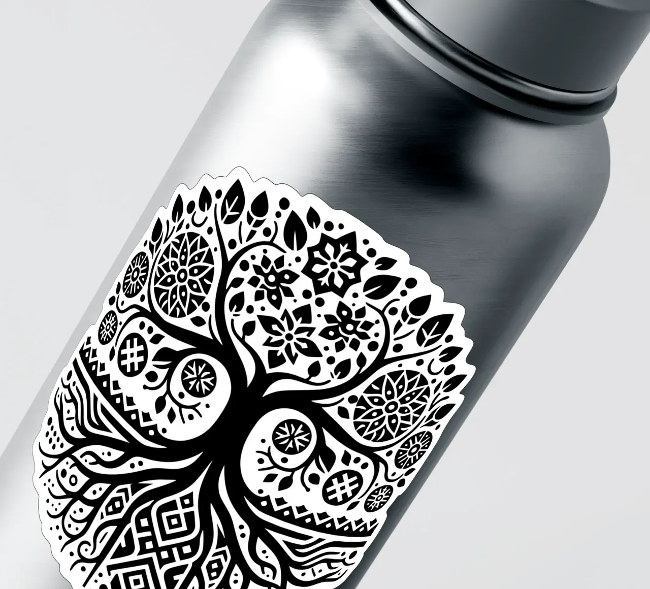 Black & White Tree of Life sticker by Spiritual Touch