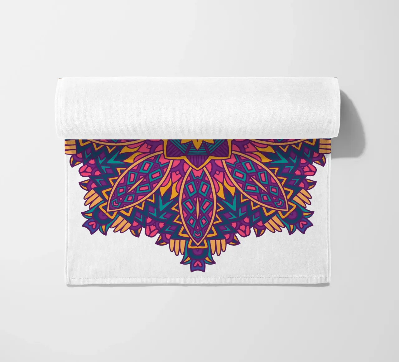 Mandala colorato e intricato telo mare da Spiritual Touch