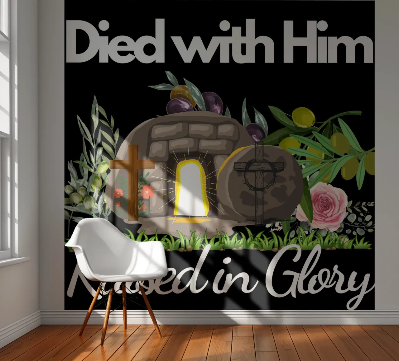 Died with Him Raised in Glory Alive with New Life in Christ photo wallpaper by Lionandlamb