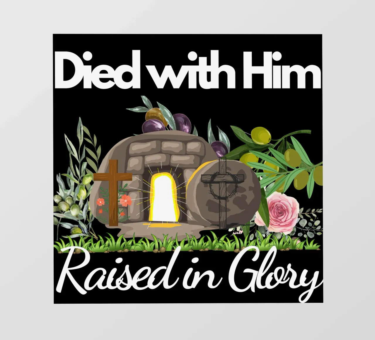 Died with Him Raised in Glory Alive with New Life in Christ photo wallpaper by Lionandlamb