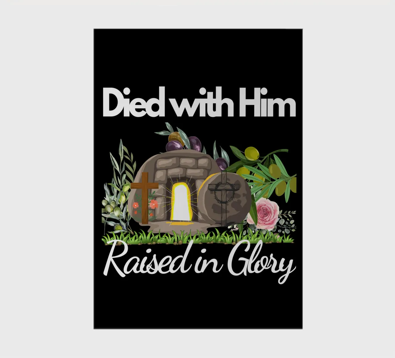 Died with Him Raised in Glory Alive with New Life in Christ notebook by Lionandlamb