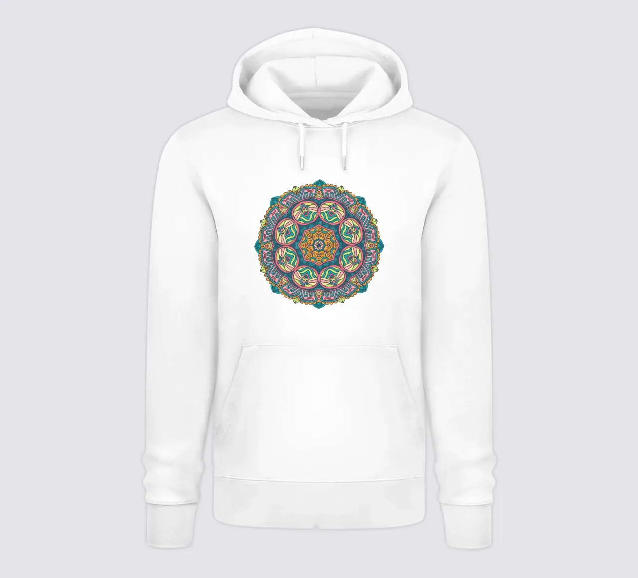 Mandala colorato e intricato felpa con cappuccio da Spiritual Touch