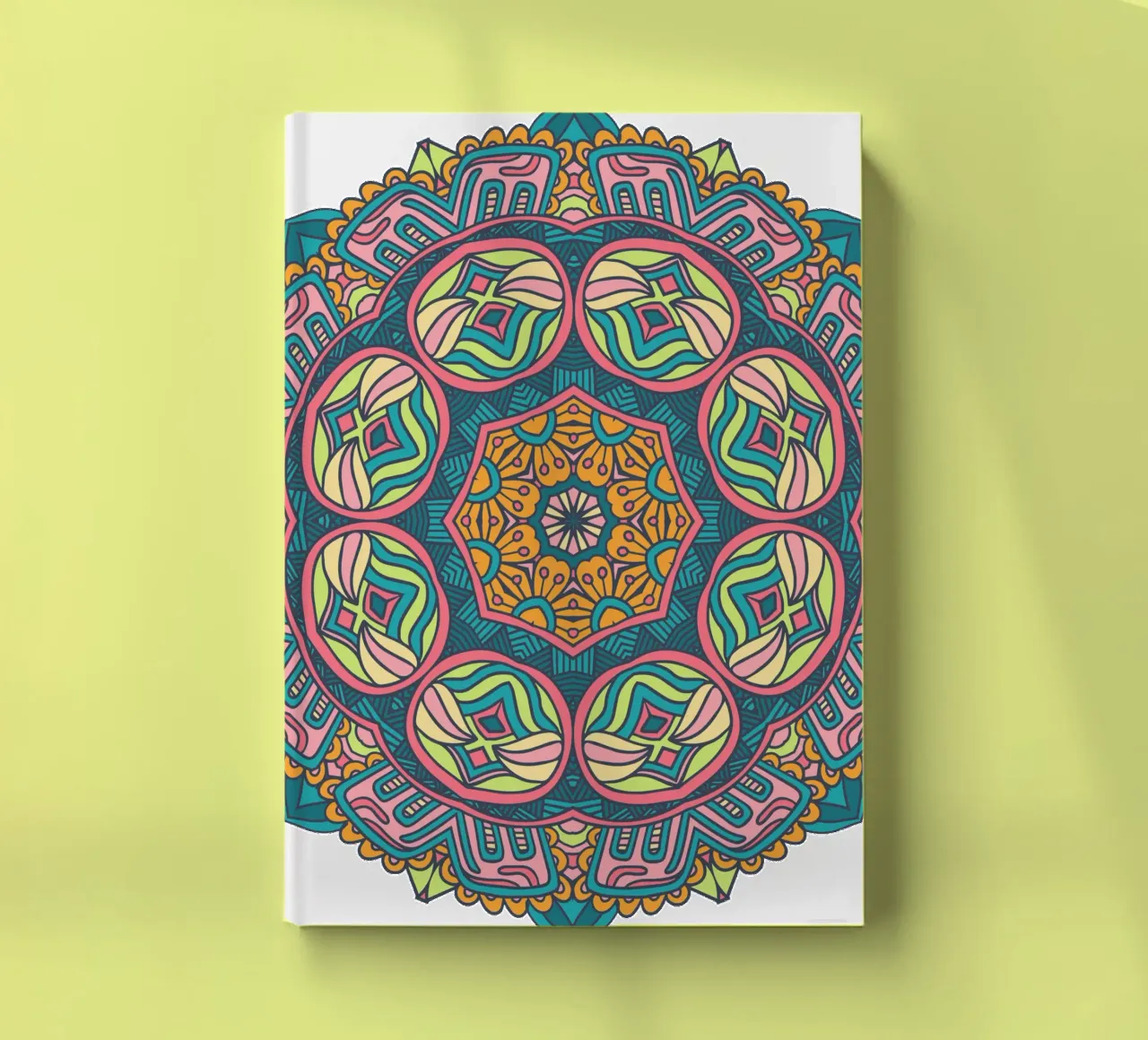 Mandala coloré et complexe carnet de notes de Spiritual Touch