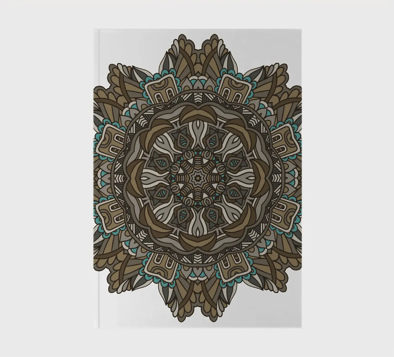 Colorful Intricate Mandala notebook by Spiritual Touch