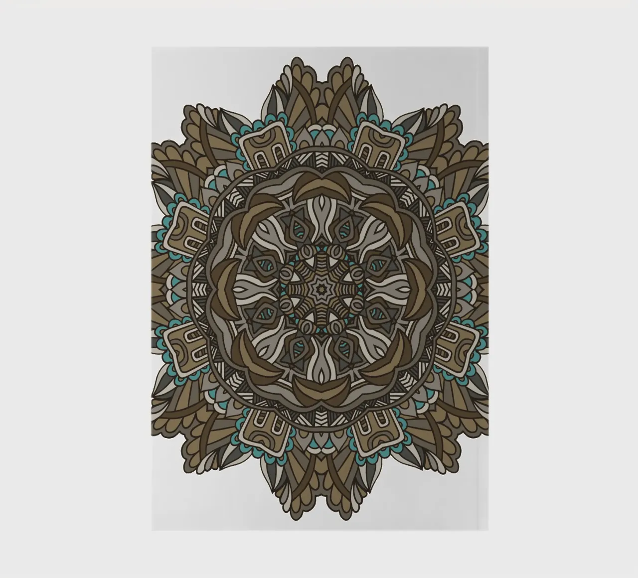 Colorful Intricate Mandala notebook by Spiritual Touch