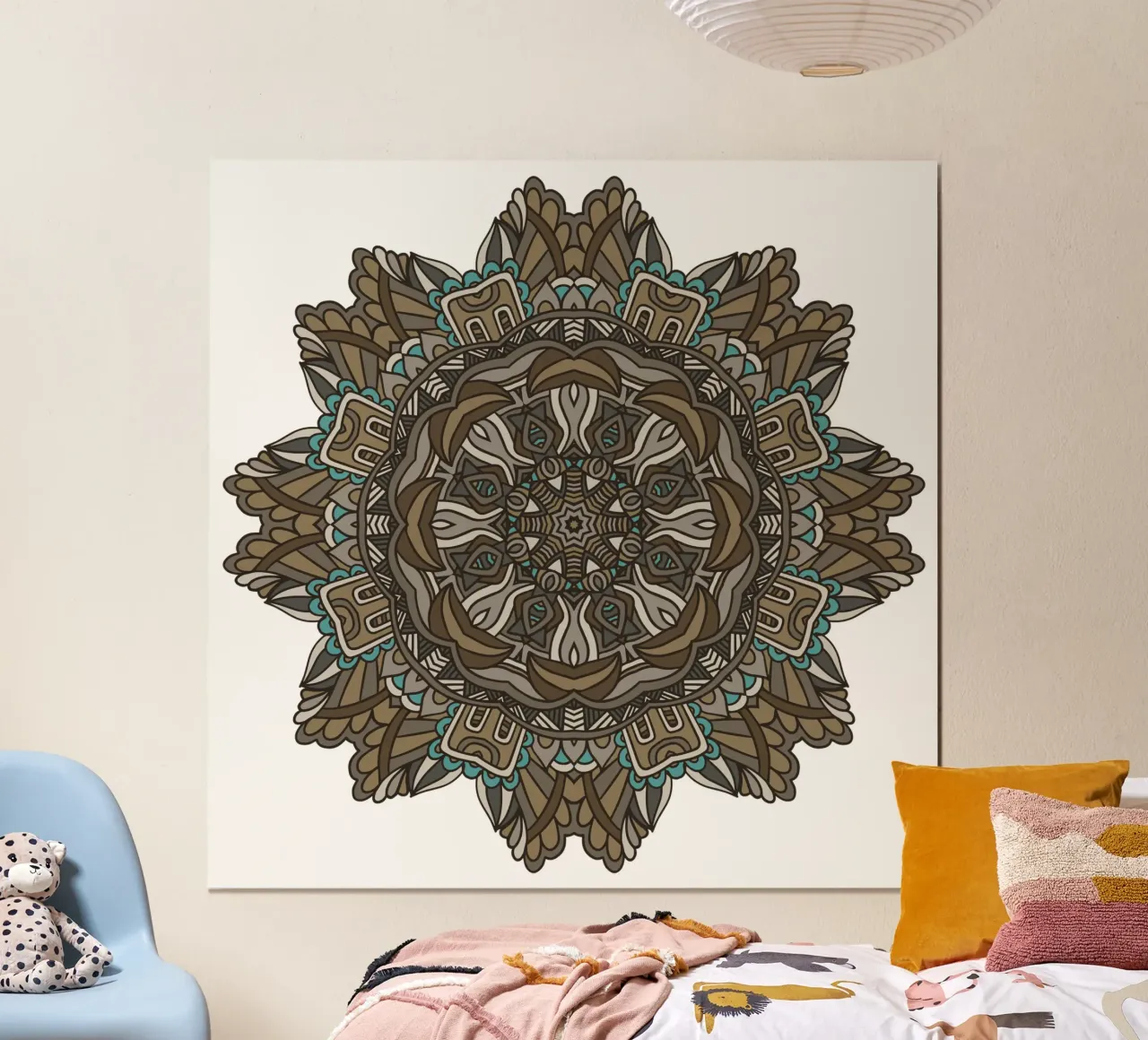Mandala colorato e intricato carta hahnemühle da Spiritual Touch