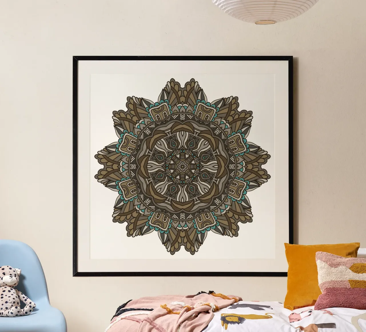 Mandala colorato e intricato carta hahnemühle da Spiritual Touch