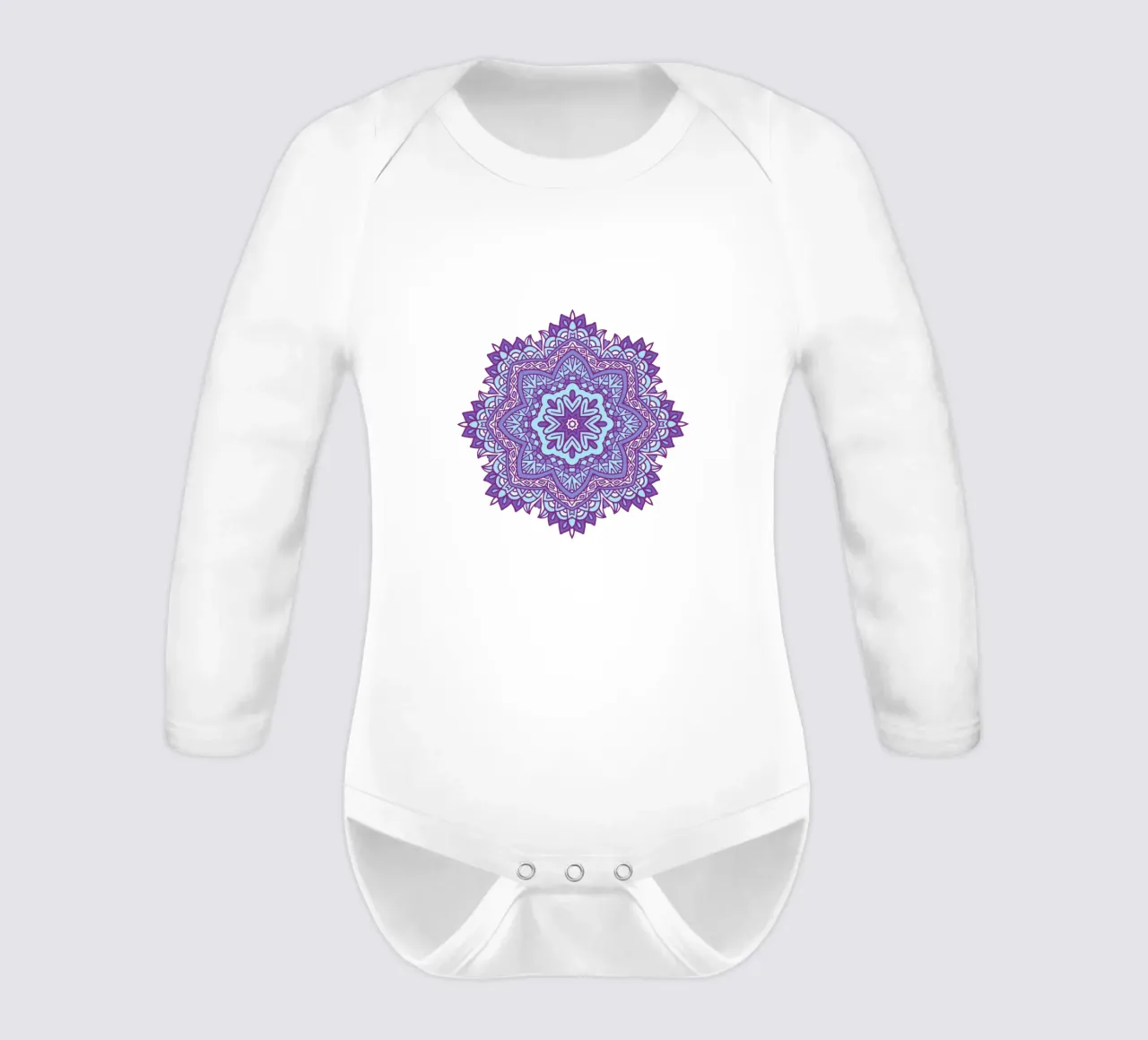 Mandala coloré et complexe body manches longues de Spiritual Touch