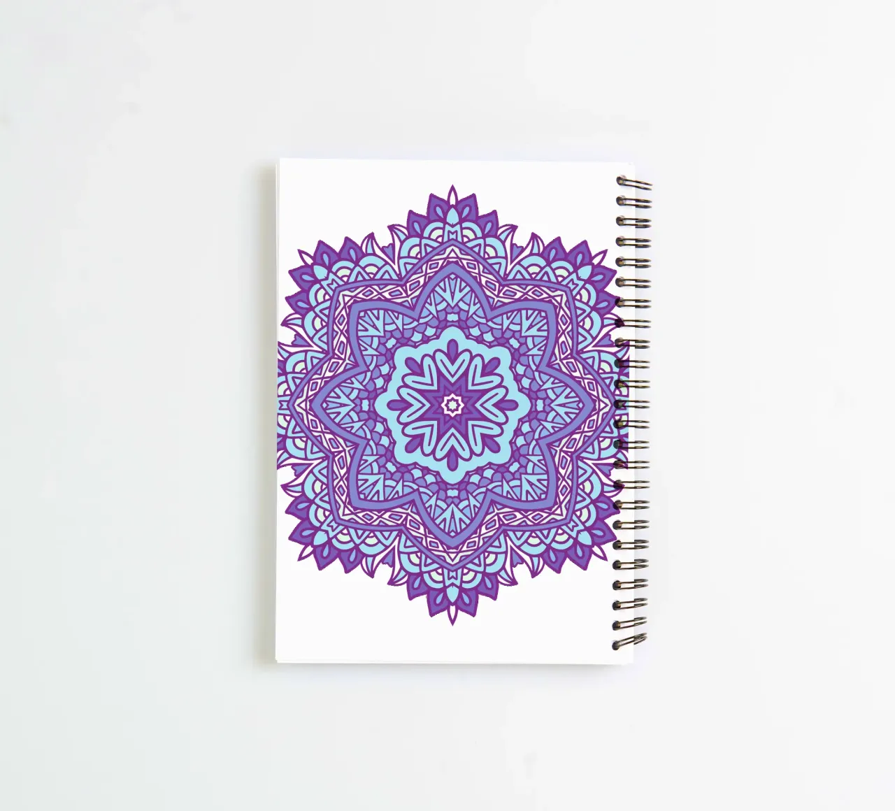 Mandala coloré et complexe carnet à spirale de Spiritual Touch