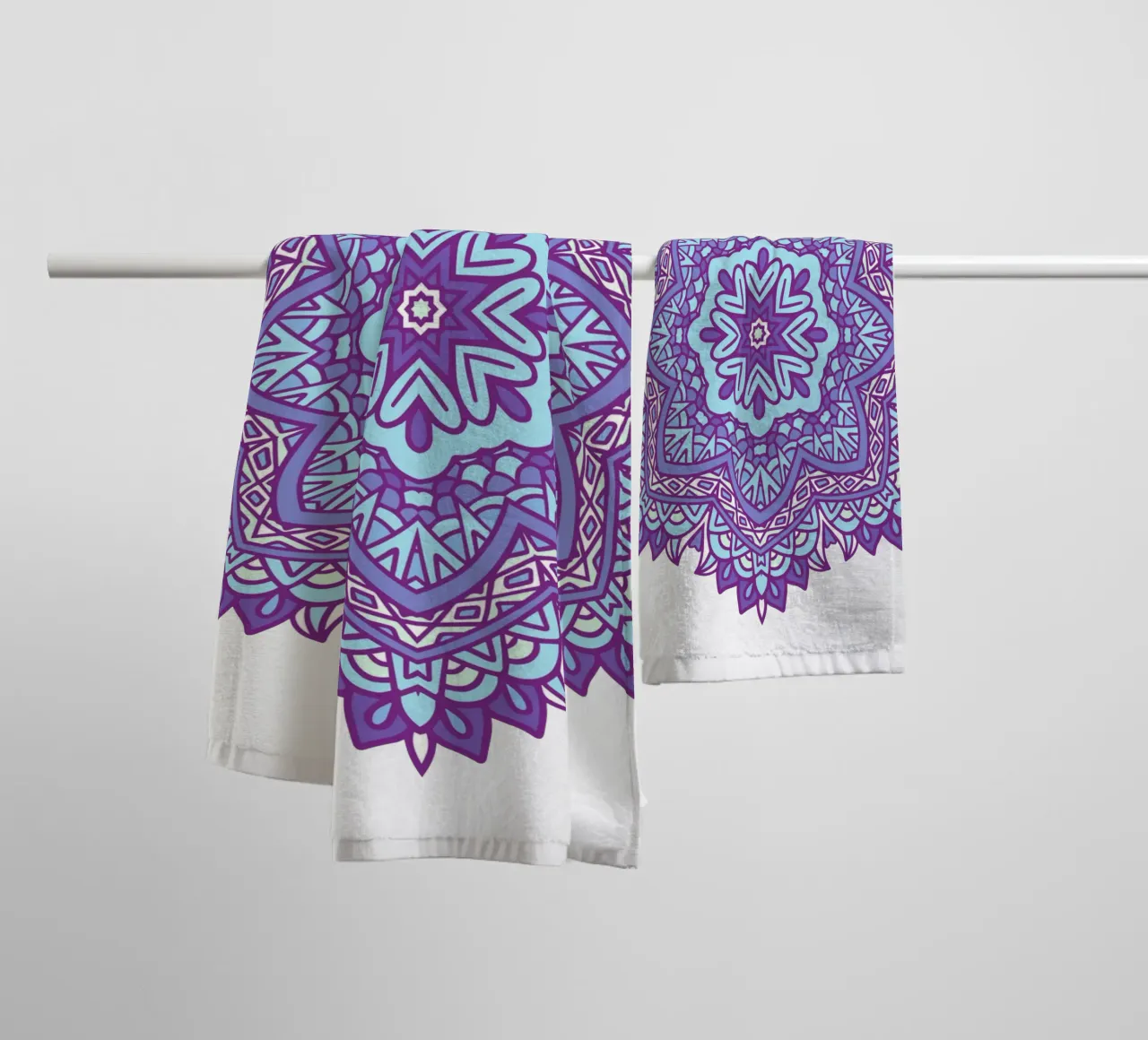 Mandala coloré et complexe serviette de bain de Spiritual Touch