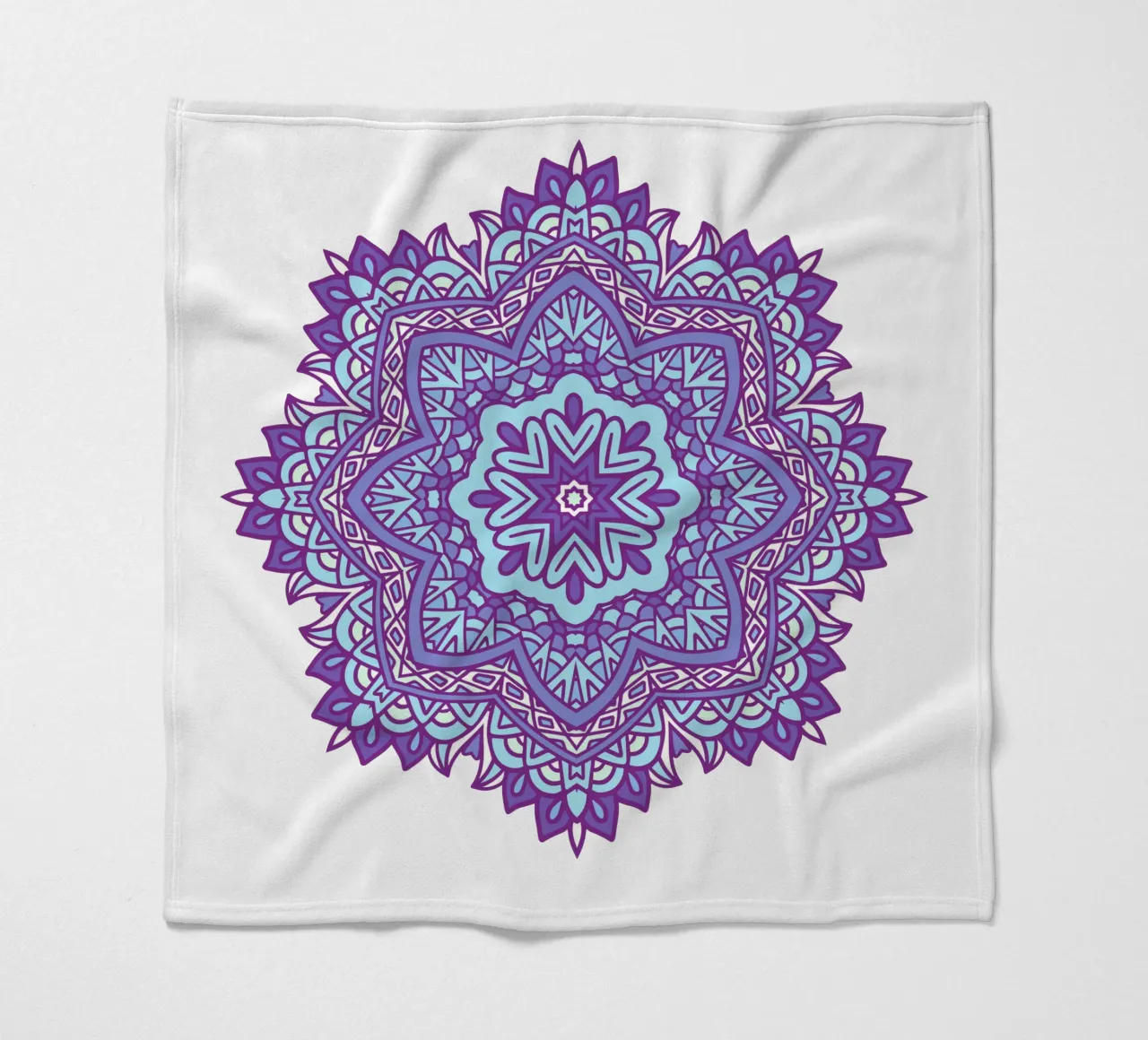 Mandala colorato e intricato coperta in pile da Spiritual Touch