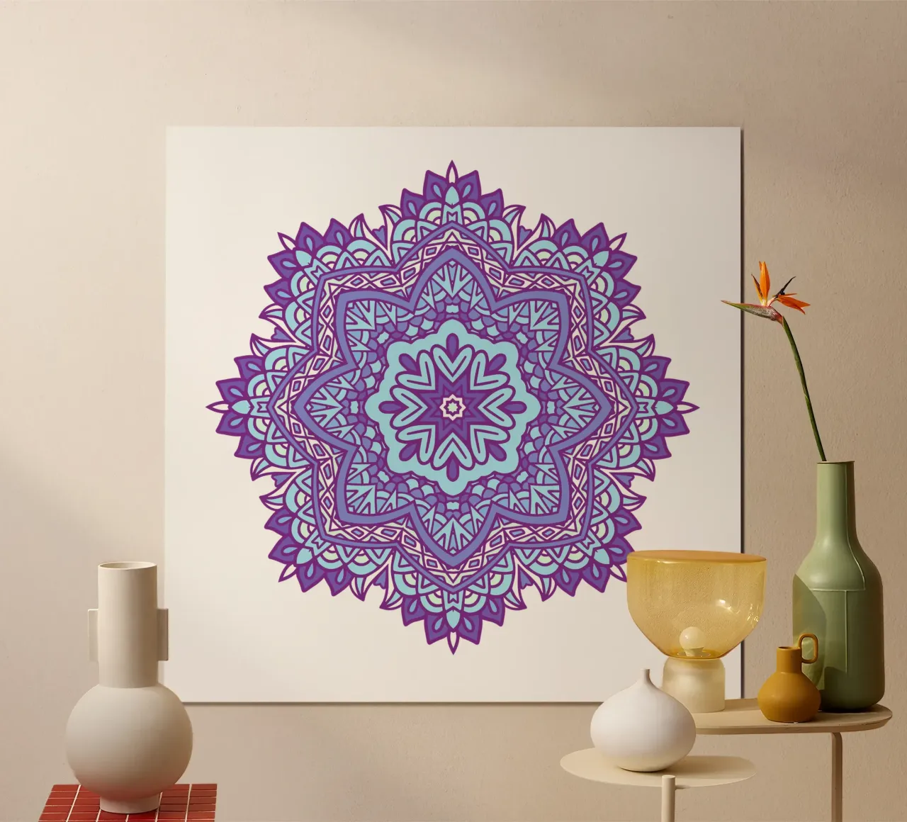 Mandala colorato e intricato carta hahnemühle da Spiritual Touch