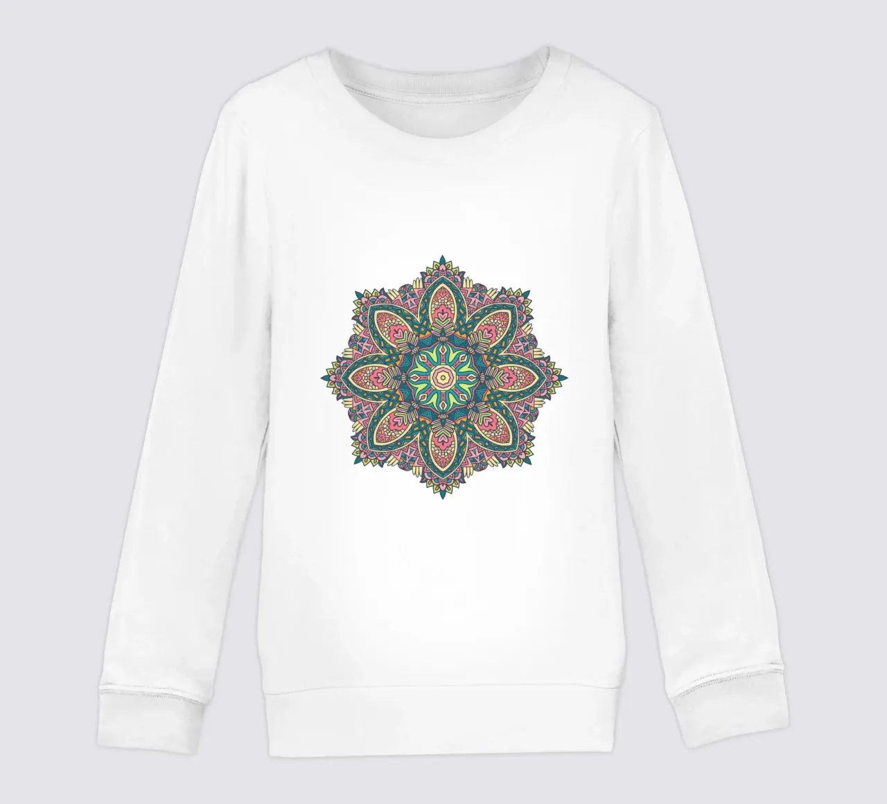 Mandala colorato e intricato felpa bambino da Spiritual Touch