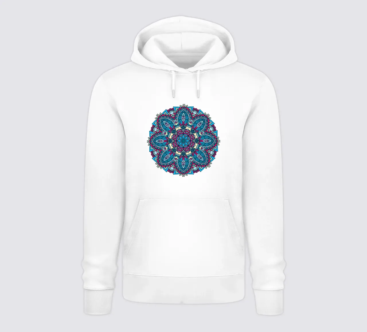 Mandala colorato e intricato felpa con cappuccio da Spiritual Touch
