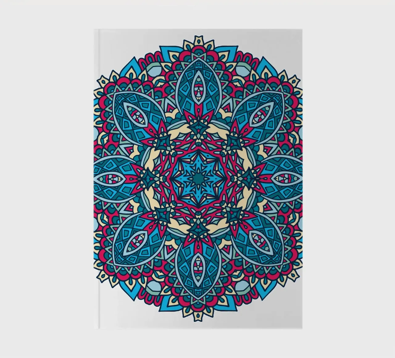 Mandala coloré et complexe carnet de notes de Spiritual Touch