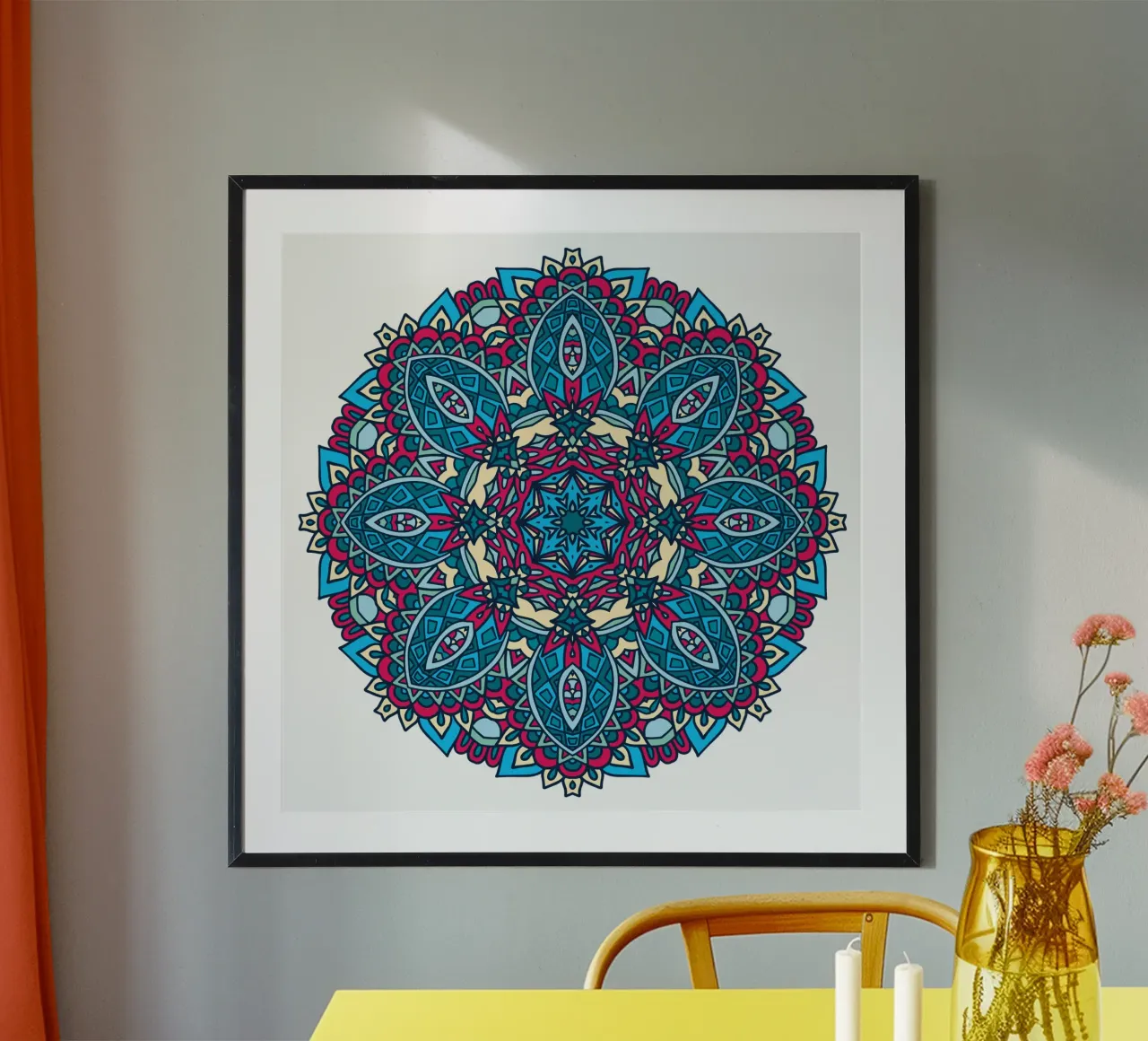 Mandala coloré et complexe hahnemühle de Spiritual Touch
