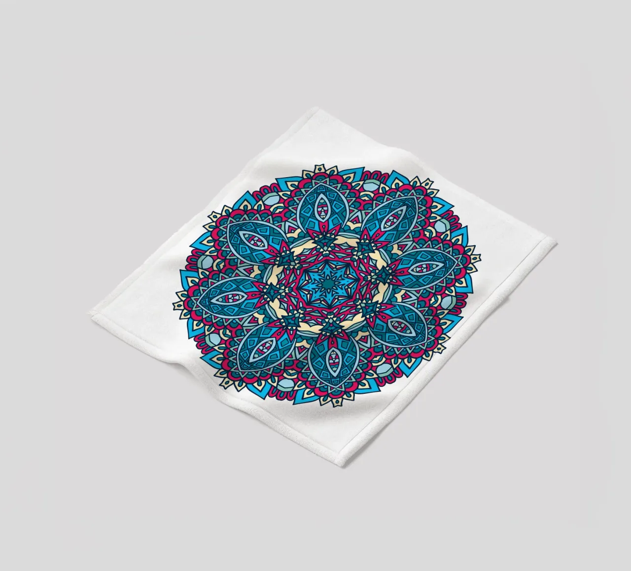 Mandala coloré et complexe plaid polaire de Spiritual Touch