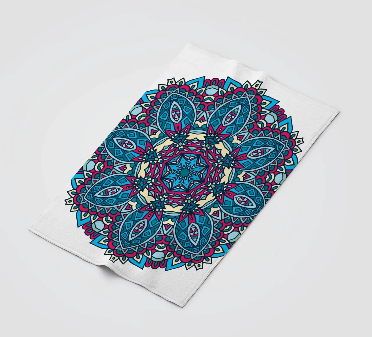 Mandala coloré et complexe plaid polaire de Spiritual Touch