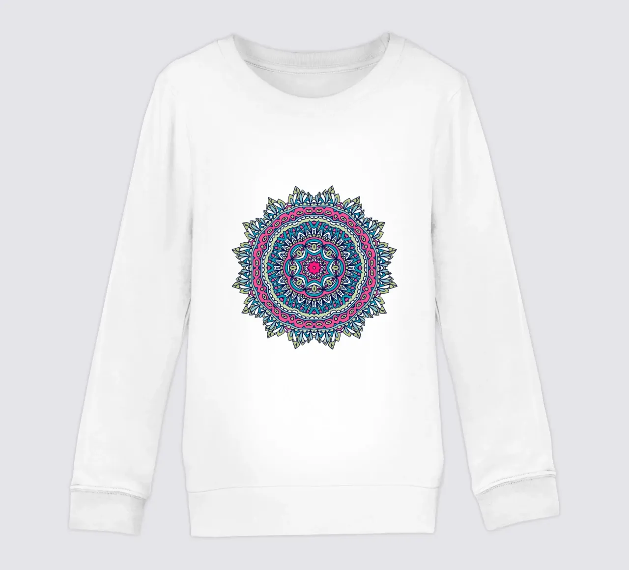 Mandala colorato e intricato felpa bambino da Spiritual Touch