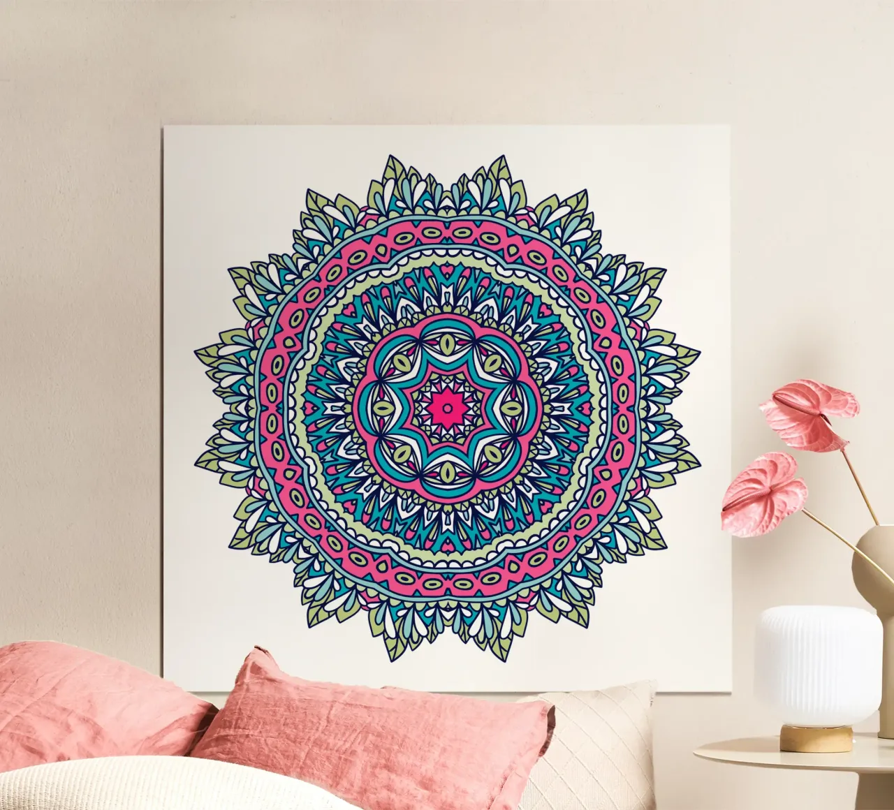 Mandala coloré et complexe hahnemühle de Spiritual Touch