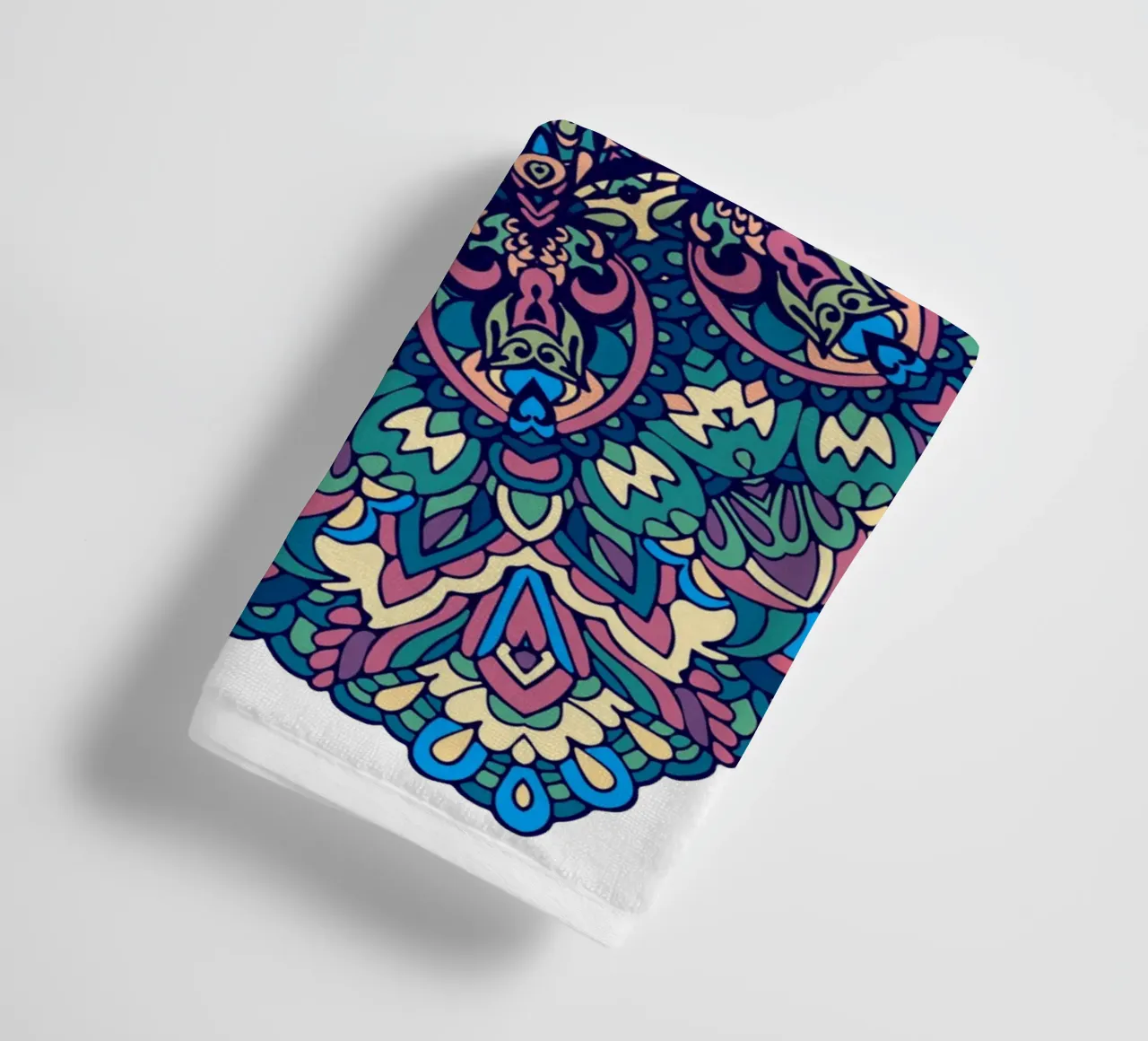 Mandala coloré et complexe serviette de bain de Spiritual Touch
