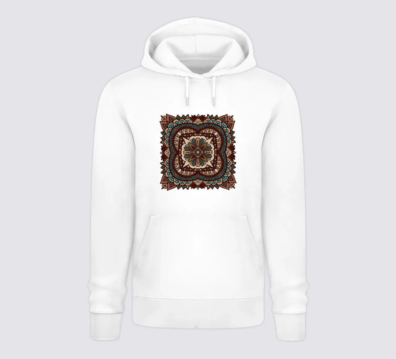 Mandala colorato e intricato felpa con cappuccio da Spiritual Touch