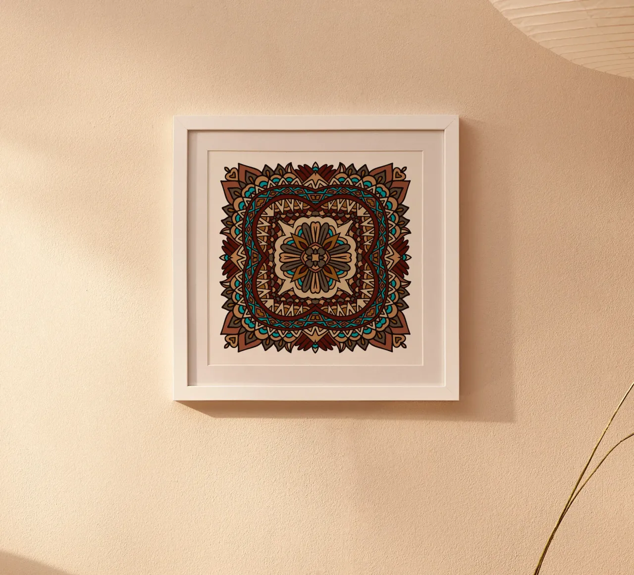 Mandala colorato e intricato carta hahnemühle da Spiritual Touch