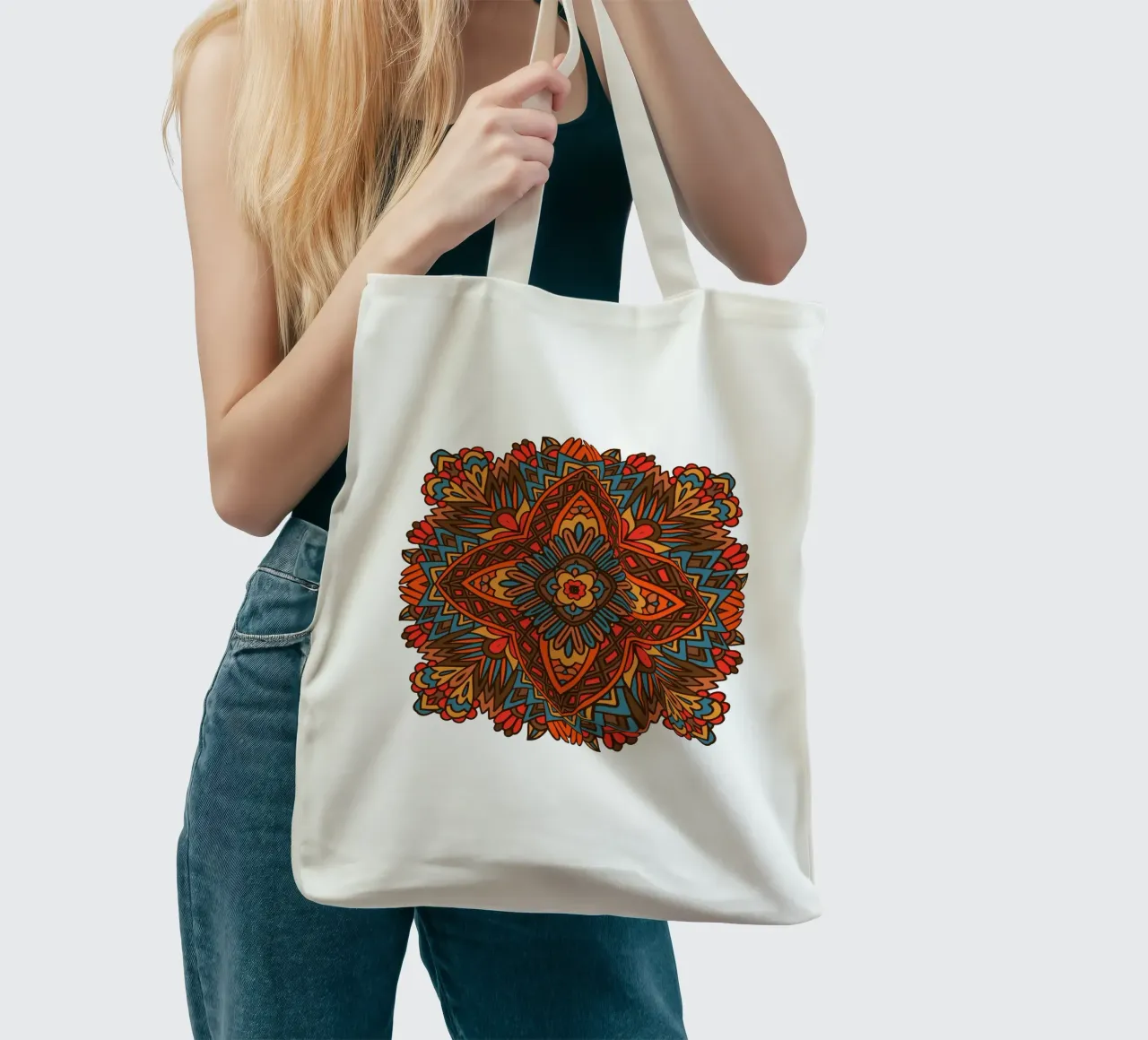 Mandala coloré et complexe tote bag de Spiritual Touch