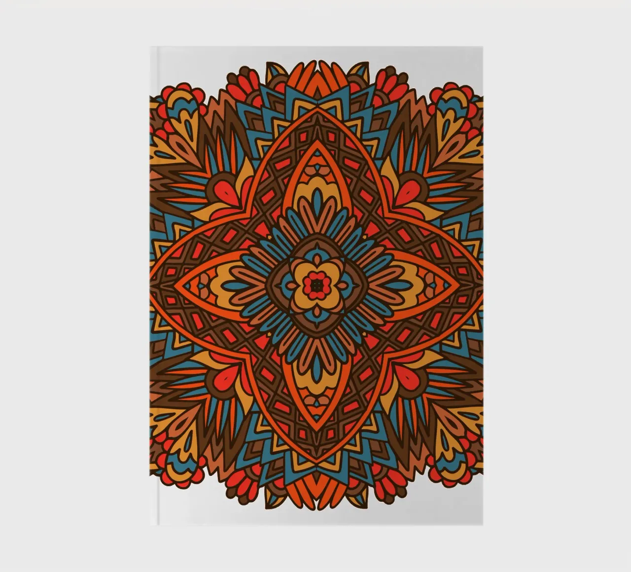 Mandala coloré et complexe carnet de notes de Spiritual Touch