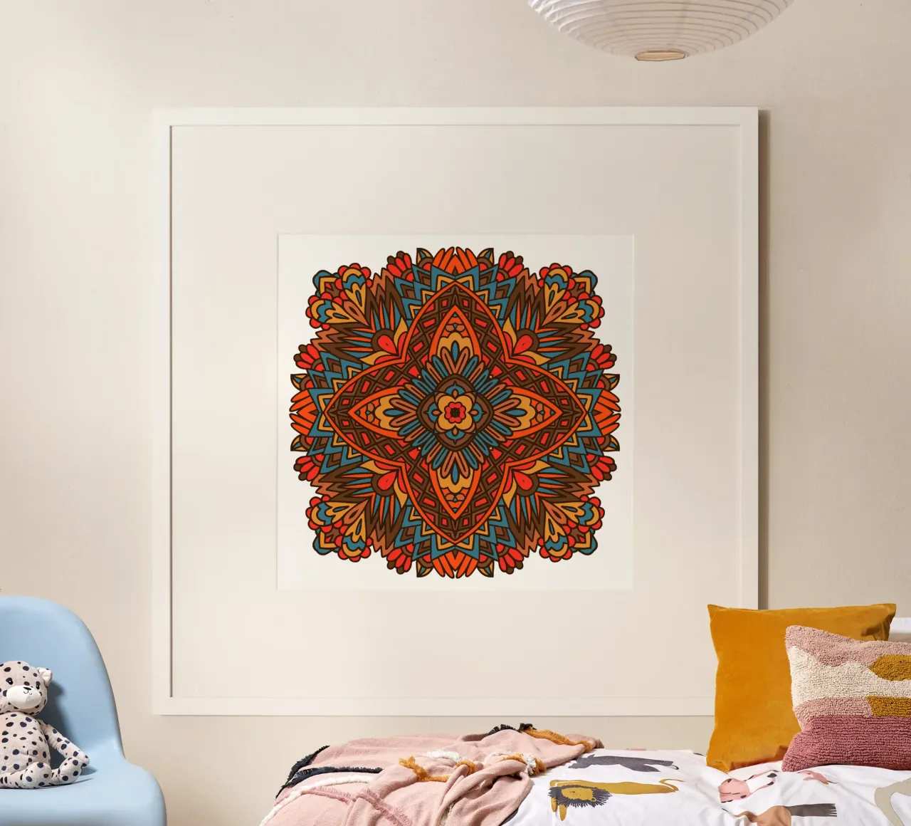 Mandala colorato e intricato carta hahnemühle da Spiritual Touch